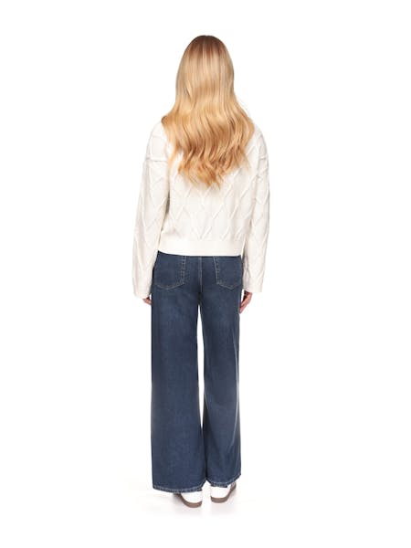 
                  
                    Brodie | Cable Zip Thru Cardigan
                  
                