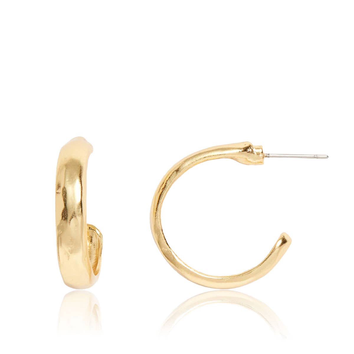 
                  
                    Small Polished Hoop - 24K Gold Plated: Gold
                  
                
