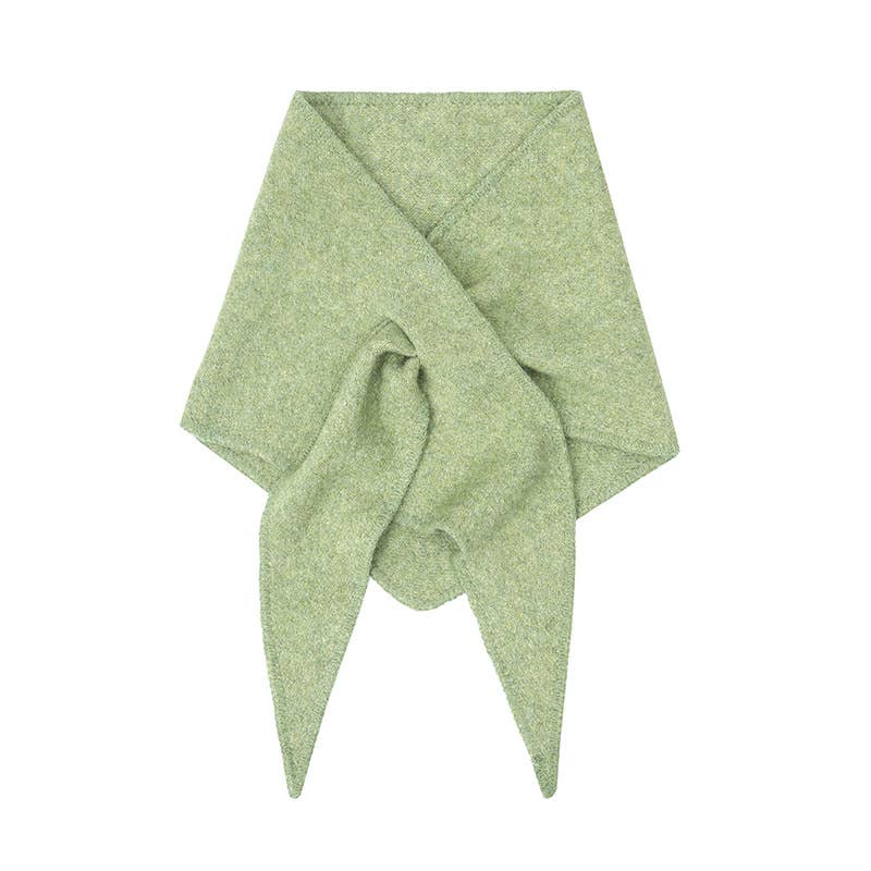 
                  
                    Solid Knit Triangle Scarf : 02 White
                  
                
