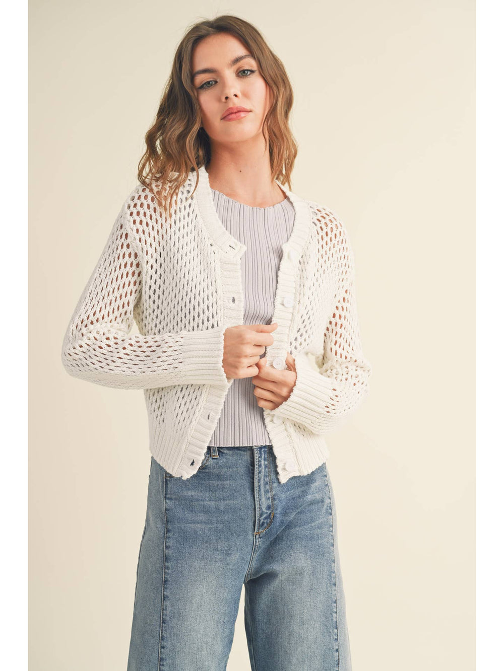 MIOU MUSE | Crochet button down