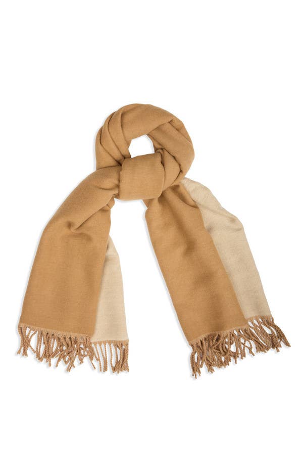 
                  
                    Solid Fringe Reversible Scarf: Rust
                  
                