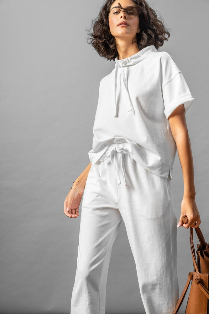 
                  
                    Lilla P | Elbow Sleeve Boxy Top
                  
                