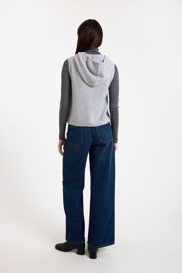 
                  
                    Brodie | Emily Sleeveless Hoodie | Grey
                  
                
