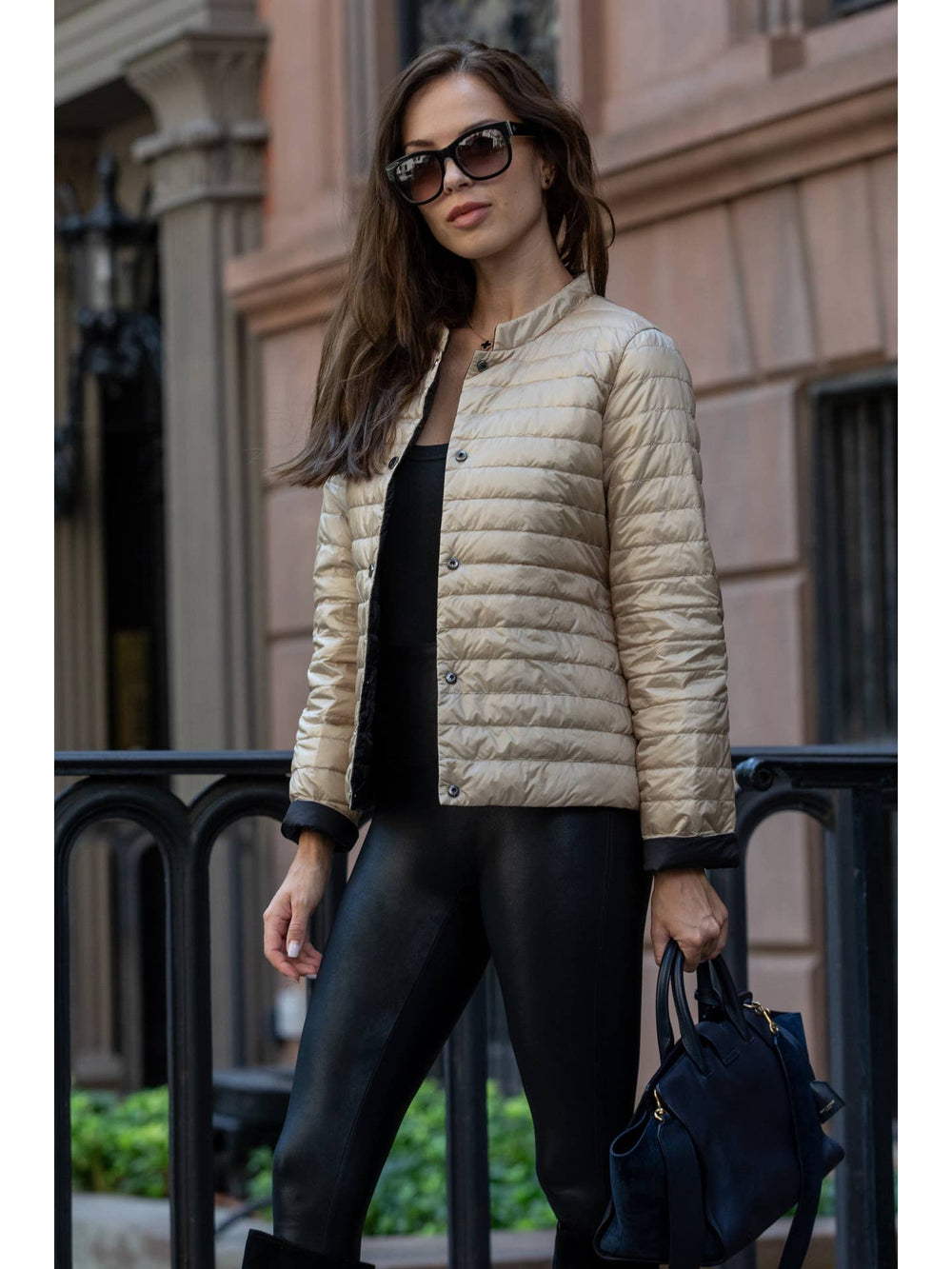 Cotes of London | Leicester Reversible Down Jacket | Black/Taupe