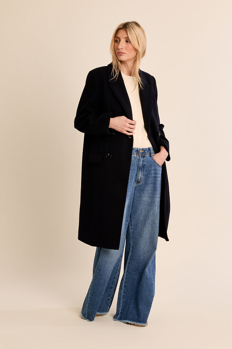 
                  
                    Molly Bracken | Long Coat| Navy
                  
                