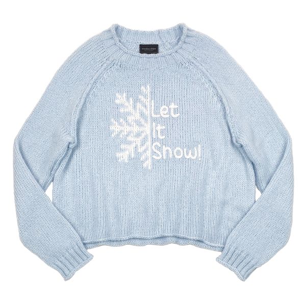 
                  
                    Wooden Ships | Let It Snow | Cropped Raglan Crew | Chunky
                  
                