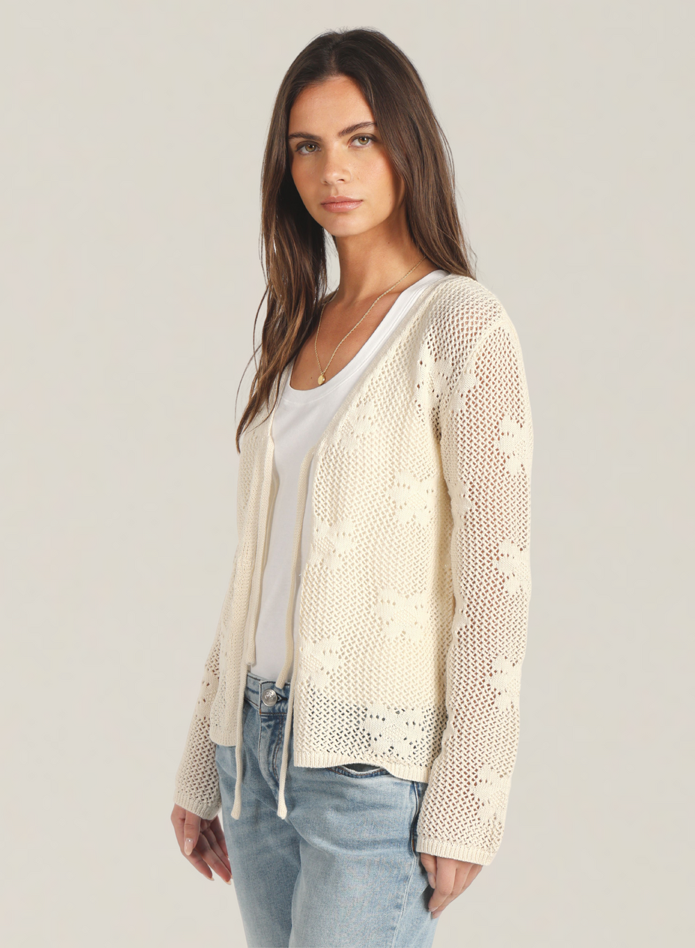 Dylan | Lily Cardigan Sweater | Oatmeal