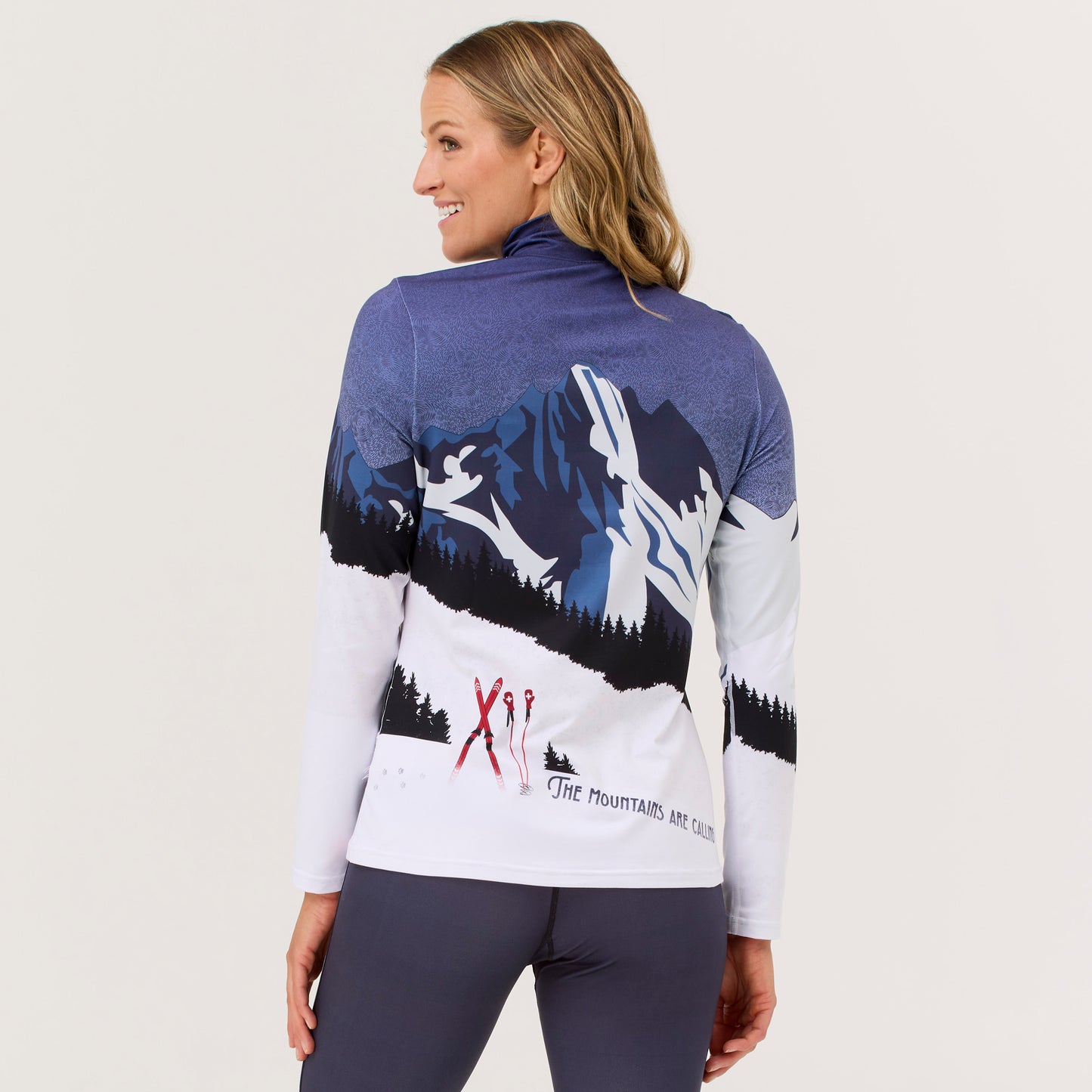 
                  
                    Krimson Klover | Powder hound Top Baselayer | Navy
                  
                