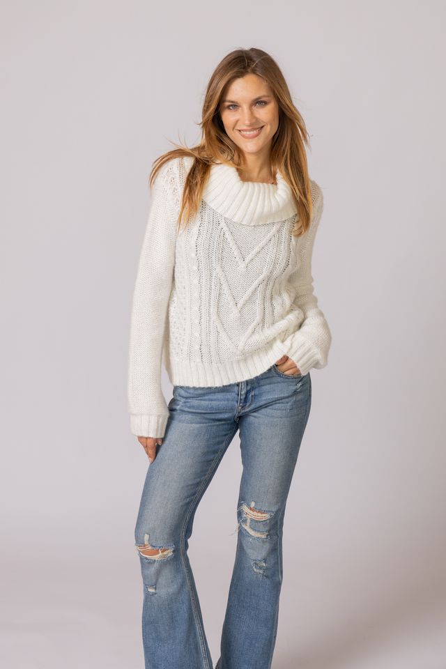 
                  
                    Wooden Ships | Sophie Cable Turtleneck
                  
                