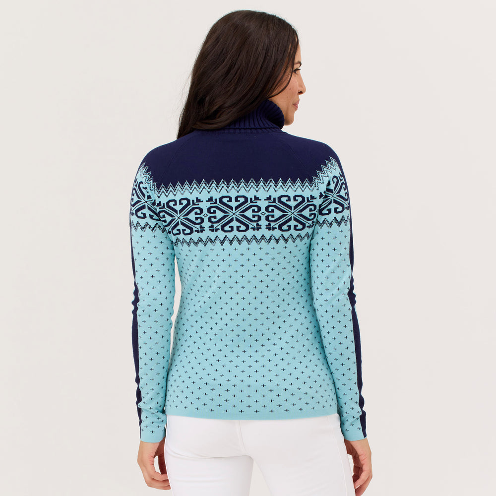 Krimson Klover | Sugarbush turtleneck | Blue
