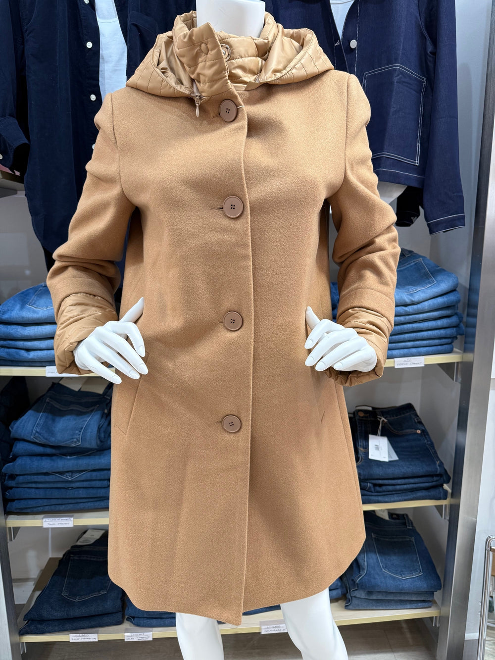 Bariloche | Wool Blend Coat | Camel