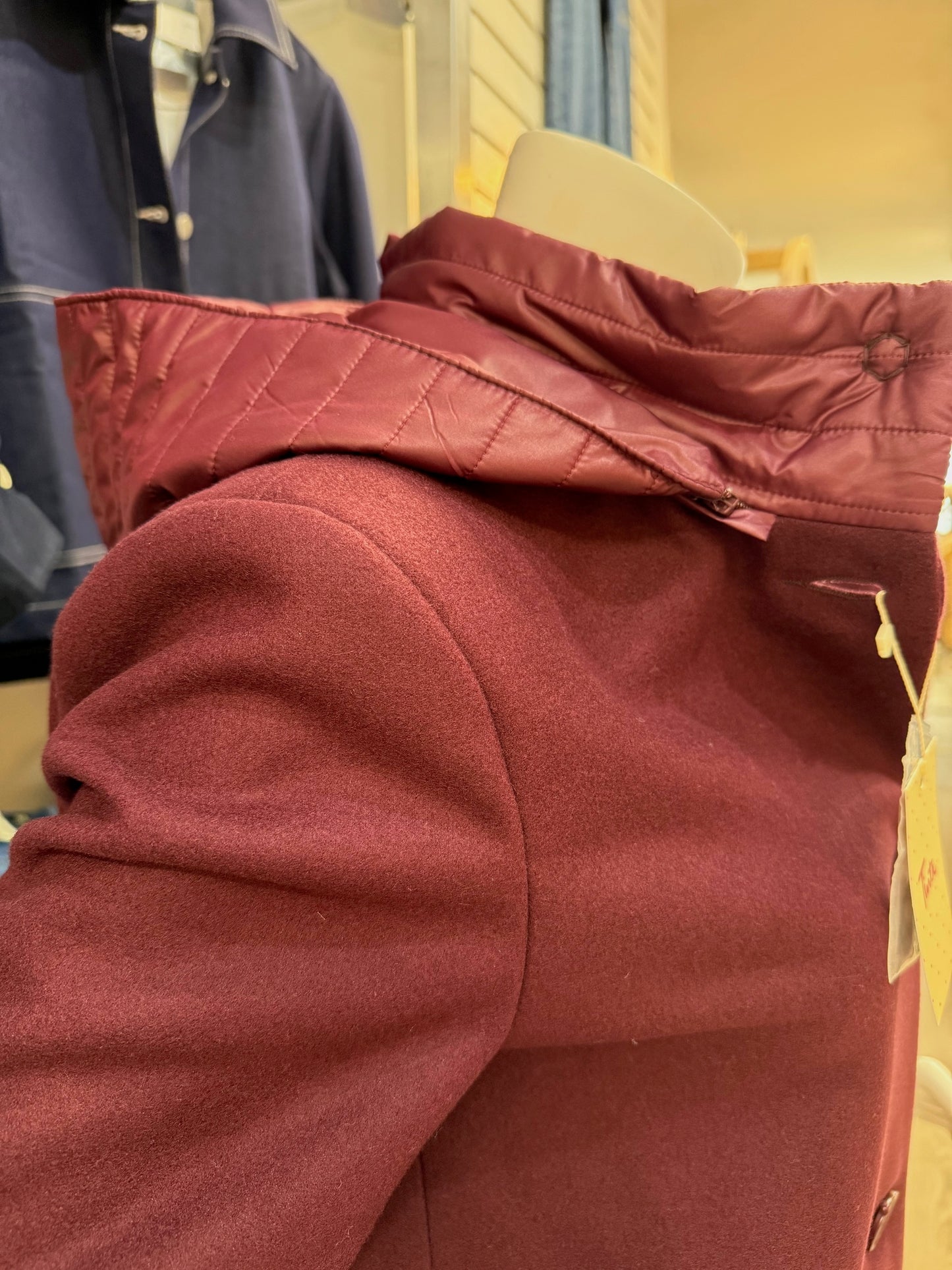 
                  
                    Bariloche | Wool Blend Coat | Plum
                  
                