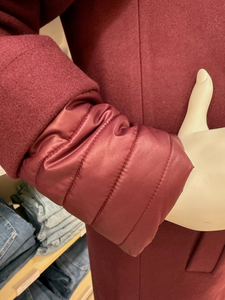 
                  
                    Bariloche | Wool Blend Coat | Plum
                  
                