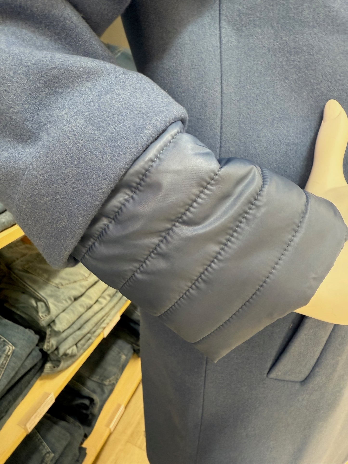 
                  
                    Bariloche | Wool blend Parka | Blue
                  
                
