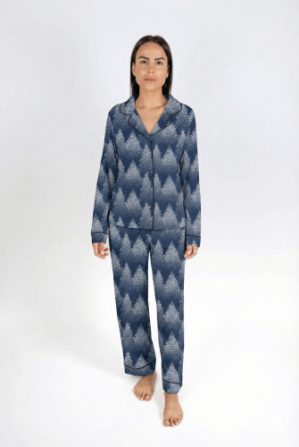 
                  
                    Aspen Dream | Grace Long Pajama Set | Powdered Trees
                  
                