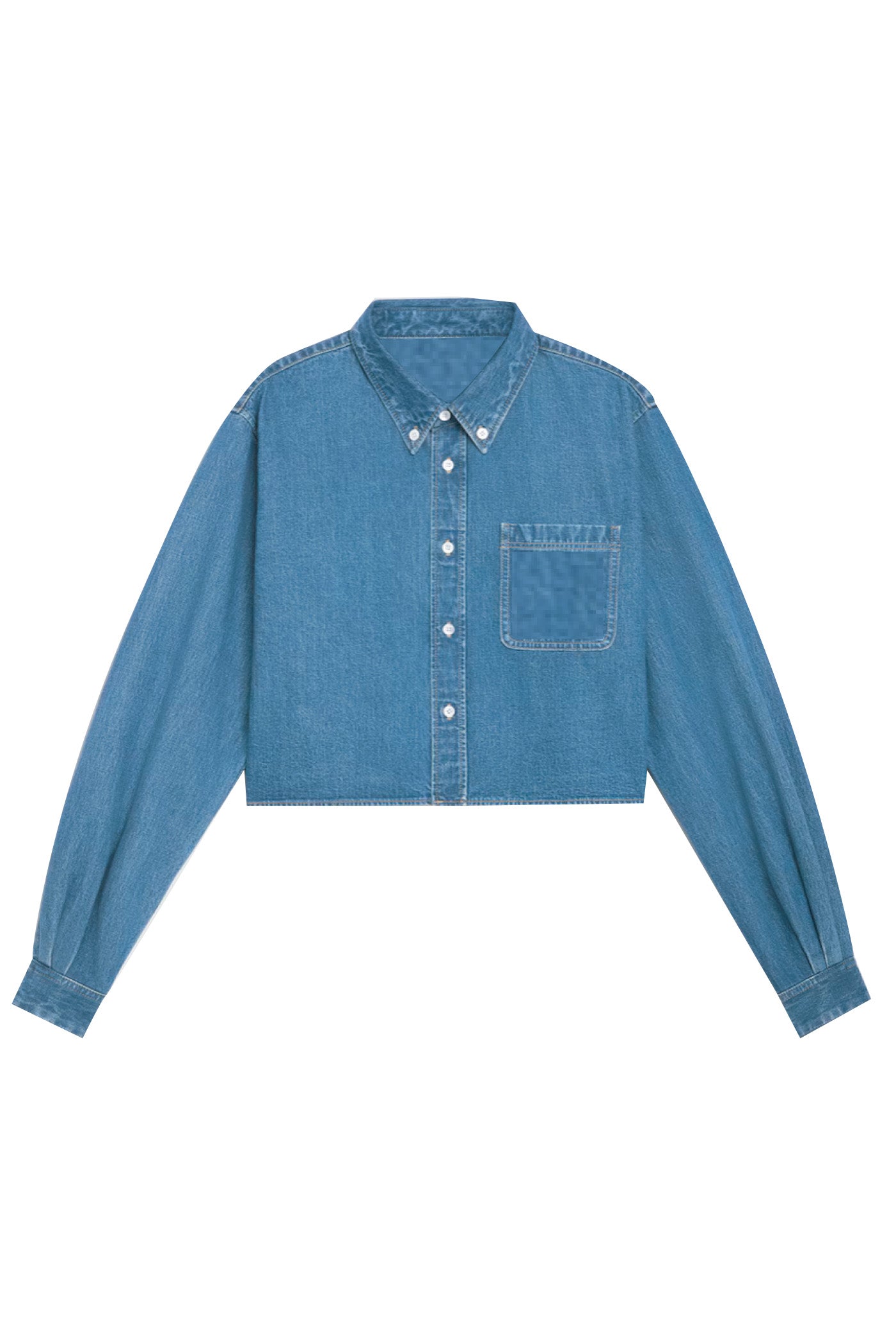 
                  
                    Dear John | Cropped Adrianna Top | Denim
                  
                
