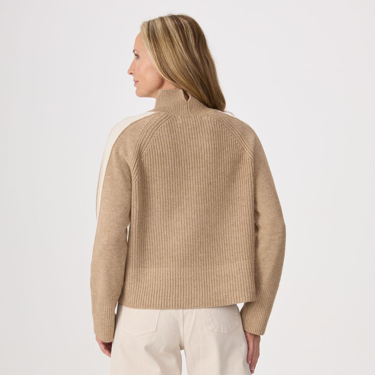 
                  
                    Krimson Klover | Bianca Mock Neck Sweater | Oat
                  
                