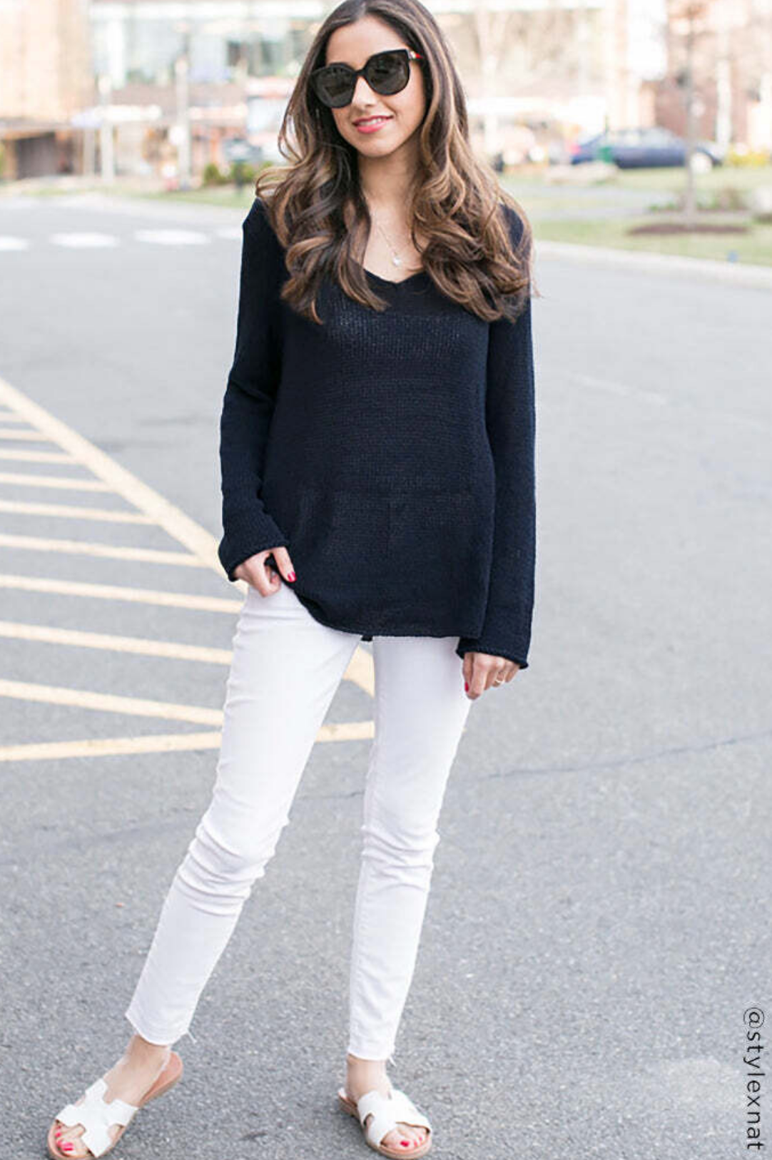 
                  
                    Wooden Ships | Shirt Tail V Neck Sweater
                  
                