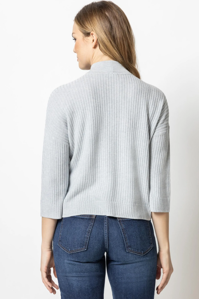 
                  
                    Lilla P | 3/4 Sleeve Boxy Mock Neck Sweater
                  
                